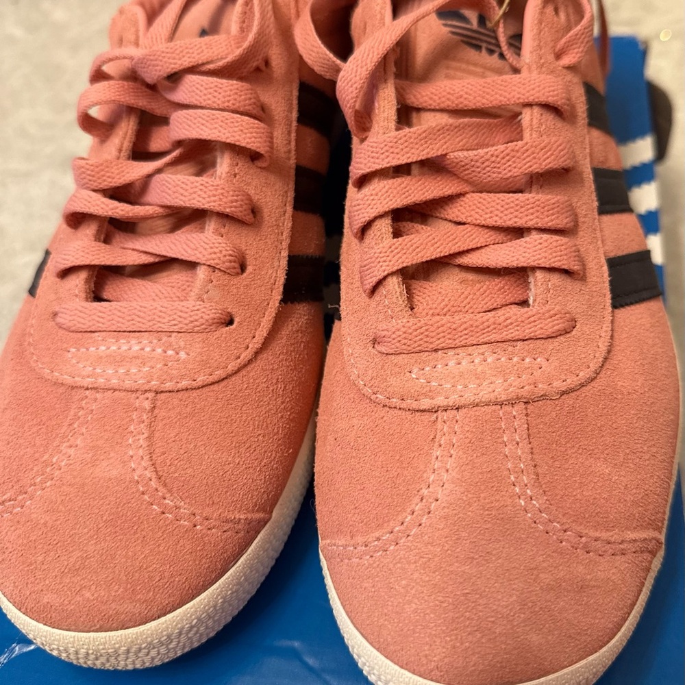 Adidas Gazelle Glow Pink Aurora Black Core Wht 8.5M